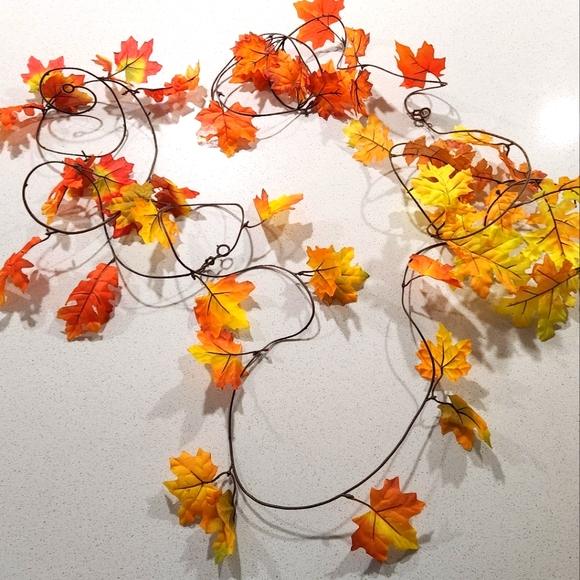 Other Fall Foliage Autumn Leaves Garland Decor Poshmark